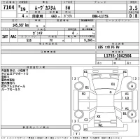 Daihatsu MOVE лот № 7104 оценка 3.5  с аукциона в Японии 2