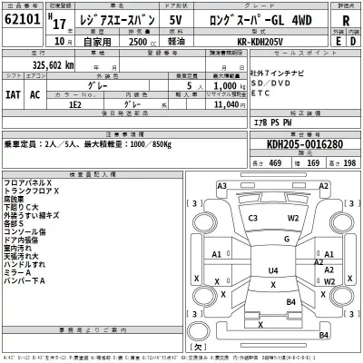 Toyota REGIUS ACE VAN  с аукциона в Японии