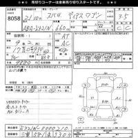 Subaru GOLF ALLTRACK лот № 8058 оценка 3.5  с аукциона в Японии 11