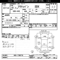 Honda ACTY VAN лот № 8114 оценка 3.5  с аукциона в Японии 11