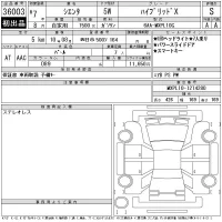 Toyota SIENTA лот № 36003 оценка S  с аукциона в Японии 11