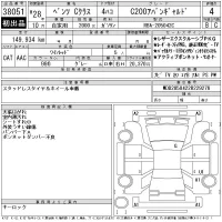 Mercedes-Benz C CLASS лот № 38051 оценка 4  с аукциона в Японии 11