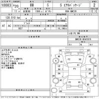 Toyota BB лот № 10083 оценка 2  с аукциона в Японии 11