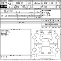 BMW X5 SERIES лот № 38077 оценка 3.5  с аукциона в Японии 11