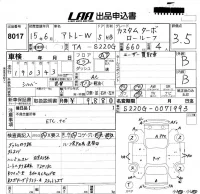 Daihatsu Atrai Wagon лот № 8017 оценка 3.5  с аукциона в Японии 5