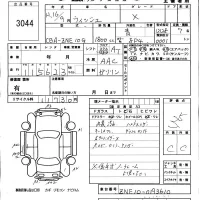 Toyota WISH лот № 3044 оценка 3.5  с аукциона в Японии 5