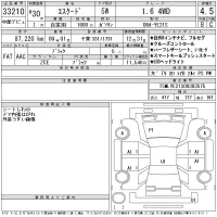 Suzuki ESCUDO лот № 33210 оценка 4.5  с аукциона в Японии 11