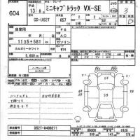 Mitsubishi MINICAB TRUCK лот № 604 оценка 3  с аукциона в Японии 5