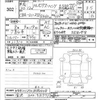 Mercedes-Benz E CLASS WAGON лот № 302 оценка 3.5  с аукциона в Японии 3