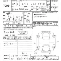 Subaru STELLA лот № 7003 оценка 4  с аукциона в Японии 7