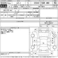 Nissan MURANO лот № 90405 оценка RA  с аукциона в Японии 11