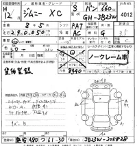 Suzuki JIMNY лот № 4012 оценка 3.5  с аукциона в Японии 5