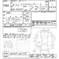 Suzuki WAGON R лот № 7063 оценка R  с аукциона в Японии 2