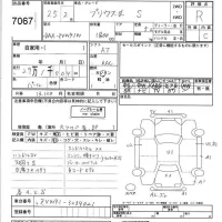 Toyota PRIUS ALPHA лот № 7067 оценка R  с аукциона в Японии 7