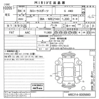 Toyota COROLLA SPORT лот № 10205 оценка 4.5  с аукциона в Японии 10
