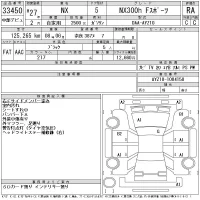Lexus NX лот № 33450 оценка RA  с аукциона в Японии 10