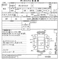 Mazda BONGO лот № 85137 оценка 3.5  с аукциона в Японии 9