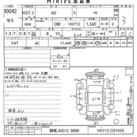 Nissan AD лот № 90042 оценка 3  с аукциона в Японии 10