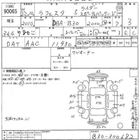 Nissan LAFESTA лот № 90065 оценка 3  с аукциона в Японии 11