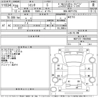 Toyota SIENTA лот № 11034 оценка R  с аукциона в Японии 11