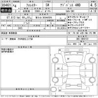 Subaru FORESTER лот № 30461 оценка 4.5  с аукциона в Японии 11