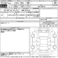 Citroen DS5 лот № 75108 оценка 99  с аукциона в Японии 10