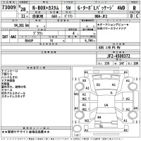 Honda N BOX PLUS лот № 73009 оценка R  с аукциона в Японии 2