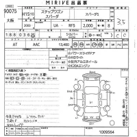 Honda STEP WAGON лот № 90075 оценка 3.5  с аукциона в Японии 10