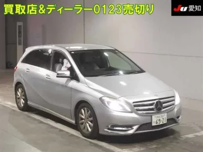 Mercedes-Benz B CLASS  с аукциона в Японии