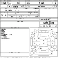 Suzuki ALTO лот № 7058 оценка 3  с аукциона в Японии 2