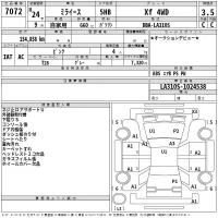 Daihatsu MIRA E S лот № 7072 оценка 3.5  с аукциона в Японии 2