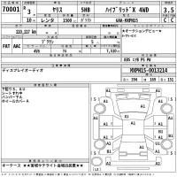 Toyota YARIS лот № 70001 оценка 3.5  с аукциона в Японии 2