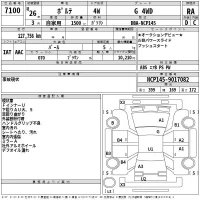 Toyota PORTE лот № 7100 оценка RA  с аукциона в Японии 2