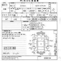 Subaru CHIFFON лот № 90171 оценка R  с аукциона в Японии 10