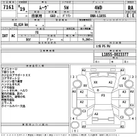 Daihatsu MOVE лот № 7161 оценка RA  с аукциона в Японии 2