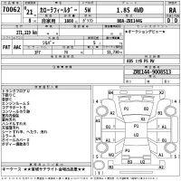 Toyota COROLLA FIELDER лот № 70062 оценка RA  с аукциона в Японии 2