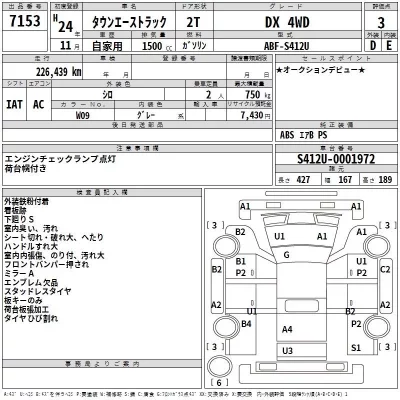 Toyota TOWN ACE TRUCK  с аукциона в Японии