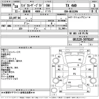 Toyota LAND CRUISER PRADO лот № 70088 оценка 3  с аукциона в Японии 2