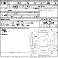 Mazda CX-5 лот № 5086 оценка 3  с аукциона в Японии 2
