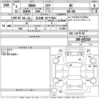 Toyota 86 лот № 190 оценка 4  с аукциона в Японии 2