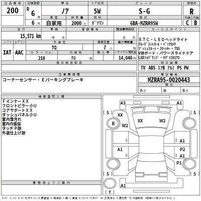 Toyota NOAH  с аукциона в Японии