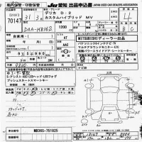 Mitsubishi DELICA D2 лот № 70147 оценка 4  с аукциона в Японии 9
