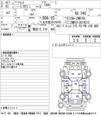 Toyota ISIS лот № 4086 оценка 3  с аукциона в Японии 4