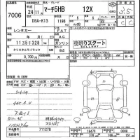 Nissan MARCH лот № 7006 оценка 3.5  с аукциона в Японии 4
