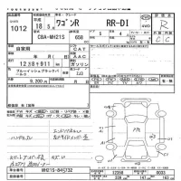 Suzuki WAGON R лот № 1012 оценка R  с аукциона в Японии 7