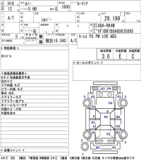 Renault LUTECIA лот № 5040 оценка 3  с аукциона в Японии 5
