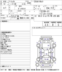 Nissan TEANA лот № 5041 оценка 3.5  с аукциона в Японии 5