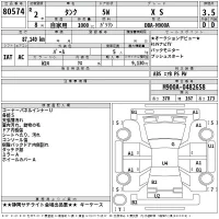 Toyota TANK лот № 80574 оценка 3.5  с аукциона в Японии 2