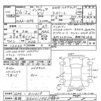 Subaru IMPREZA лот № 1082 оценка 4  с аукциона в Японии 7