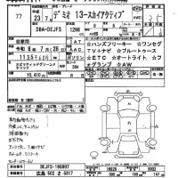 Mazda DEMIO лот № 77 оценка 3.5  с аукциона в Японии 2